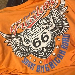 Orange Crop Top “ Feel the freedom”